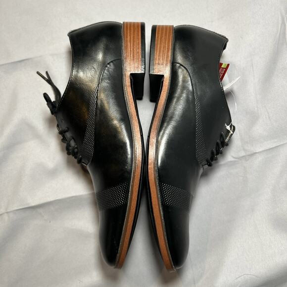 NWT Dexter 178203 jasper oxford black men’s dress shoes M 7.5 - Picture 7 of 9